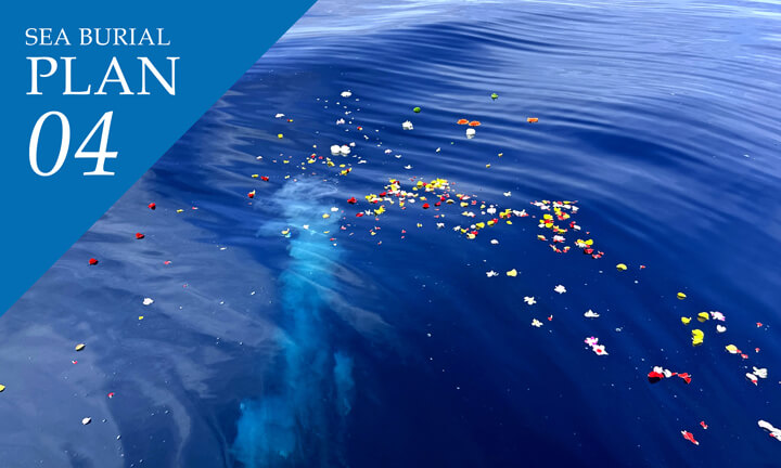 専門業者の貸切乗船散骨Bプラン