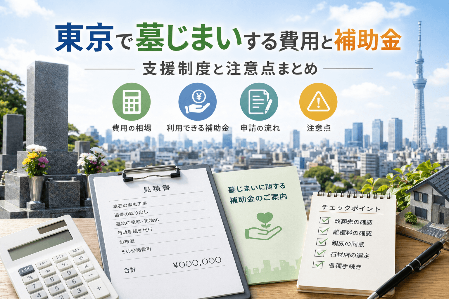東京で墓じまいする費用と補助金｜支援制度と注意点まとめ